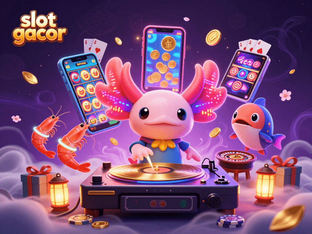 Menangkan slot gacor dengan ilustrasi kasino 3D yang kaya warna dan detail.
