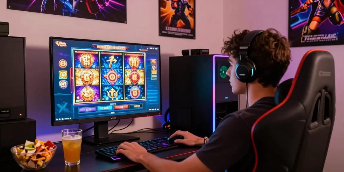 tempototo login screen displayed on a colorful gaming setup for online slots