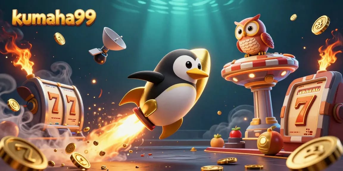 Mengalahkan permainan slot di kumaha99 dengan pengalaman bermain terbaik dan simbol keberuntungan yang bersinar.
