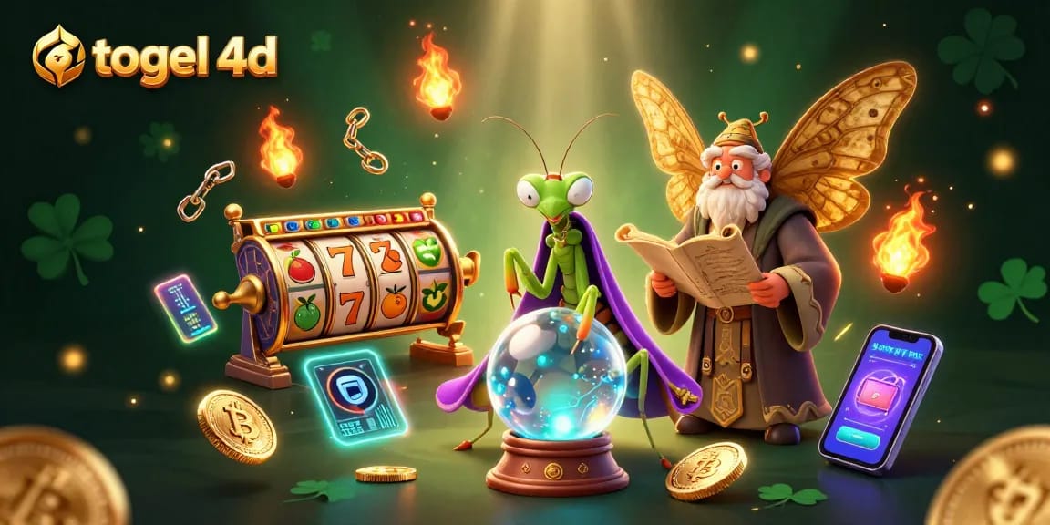 Memenangkan togel 4d sambil merasakan pengalaman slot dengan elemen dramatis dan cerah.