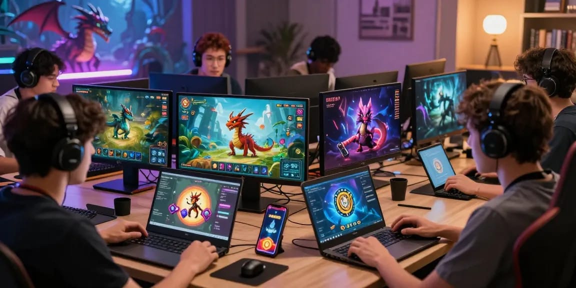 Engaging gaming discussion on Nagahitam303 with vibrant dragon themes.