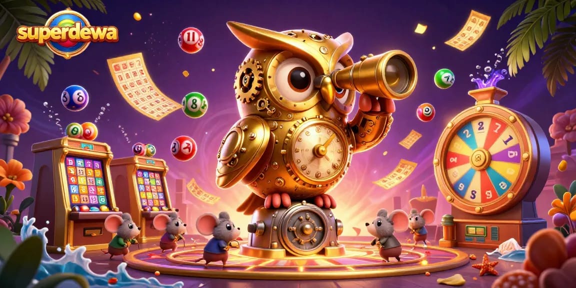 Memenangkan superdewa dengan putaran slot sambil mengamati bonus berlimpah.