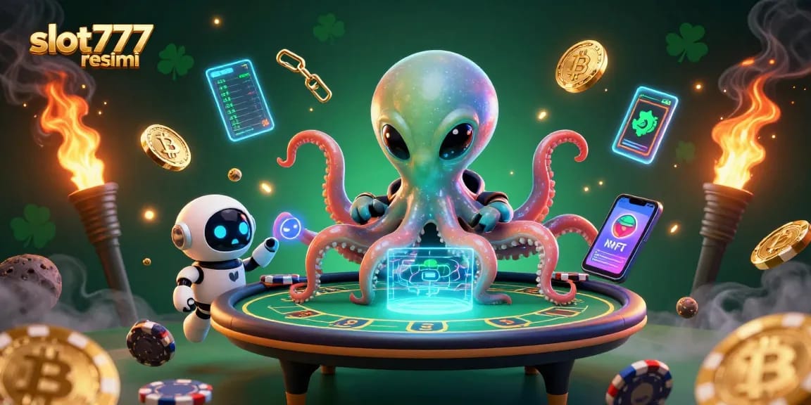 Engage with slot777 resmi through exciting cosmic casino gameplay captured in a vibrant, animated scene.