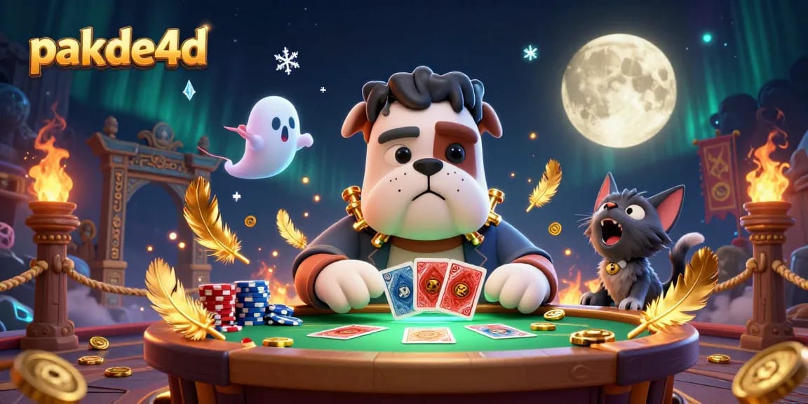 Pakde4D offers thrilling gameplay with unique characters in a vibrant casino scene.