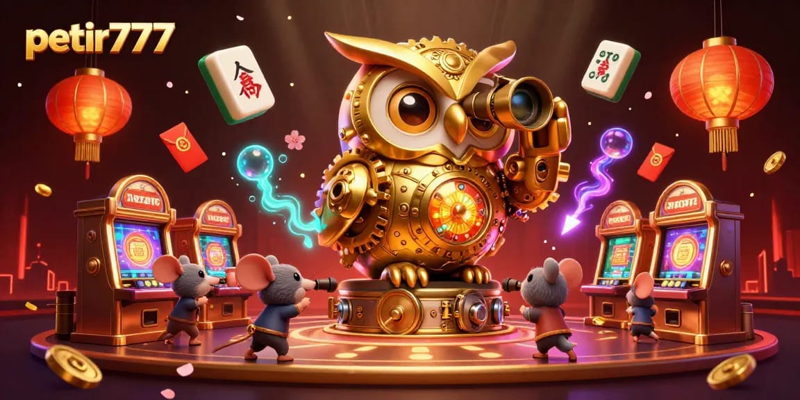 Engage in thrilling gameplay on petir777 with immersive casino elements and vibrant 3D illustrations.