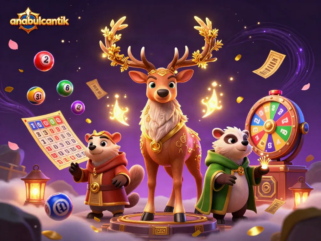 Bermain dengan gaya di anabulcantik saat jackpot datang dengan bola undian berwarna-warni.