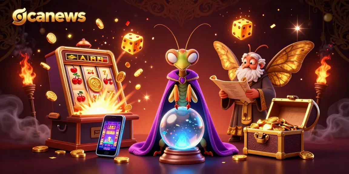 Experience the excitement of gcanews with this vibrant 3D casino illustration showcasing dynamic slot action.