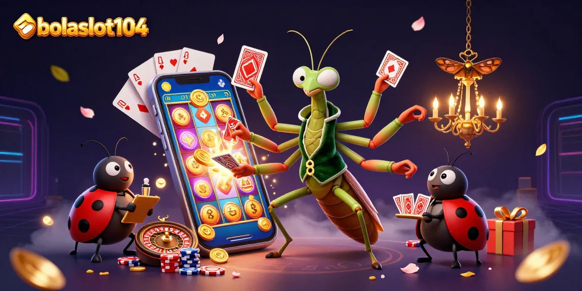 Experience immersive gaming action at bolaslot104 with vibrant casino characters and exciting elements.