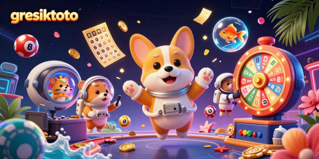 Immerse in the fun with gresiktoto's dynamic gaming universe, where excitement meets colorful games.