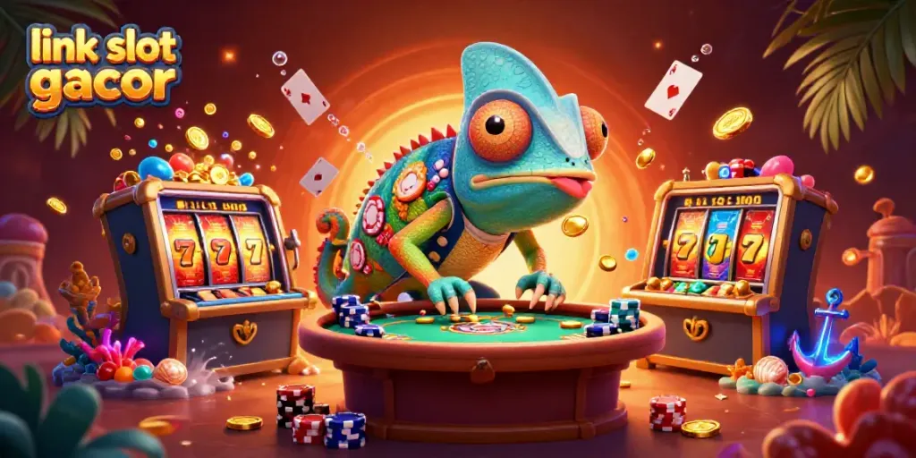 Menangkan slot gacor dengan chameleon kasino yang menghadirkan warna poker chip dan harta bawah laut.