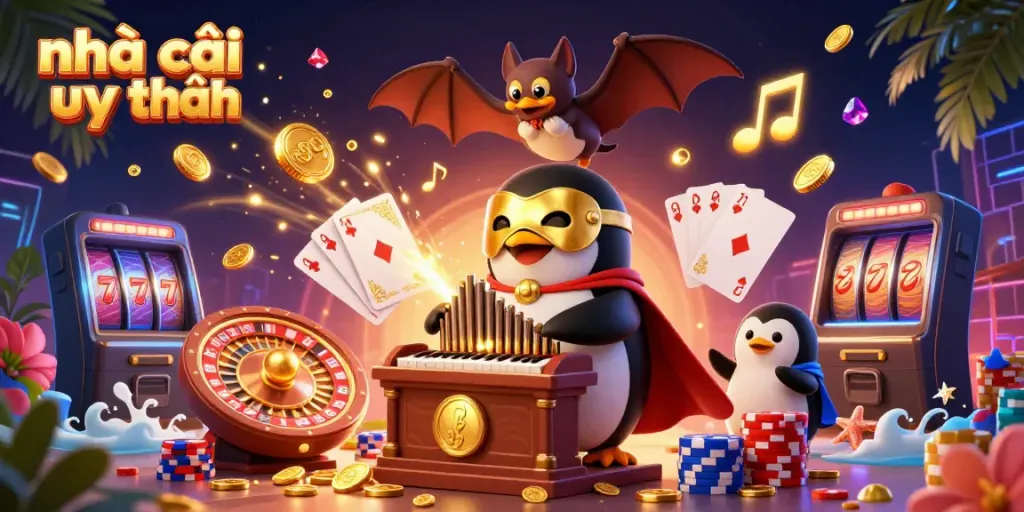 Experience the exhilarating world of nhà cái uy tín with the phantom opera penguin championing the casino atmosphere.