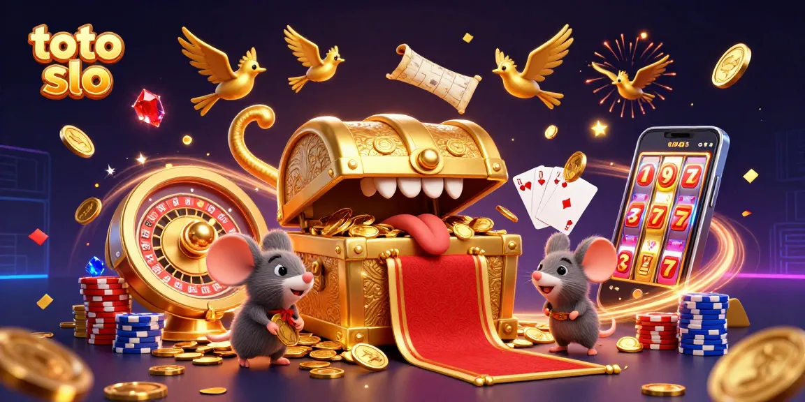 Engage with the thrilling world of toto slo through dynamic slot games, treasure chests, and vibrant gaming elements.