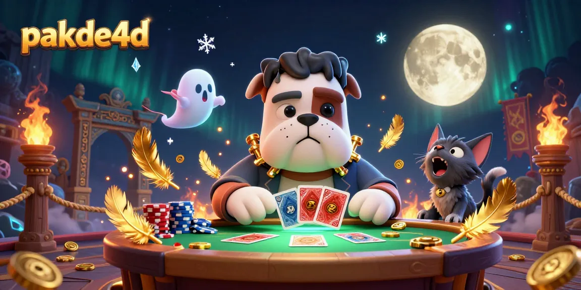 Pakde4D offers thrilling gameplay with unique characters in a vibrant casino scene.