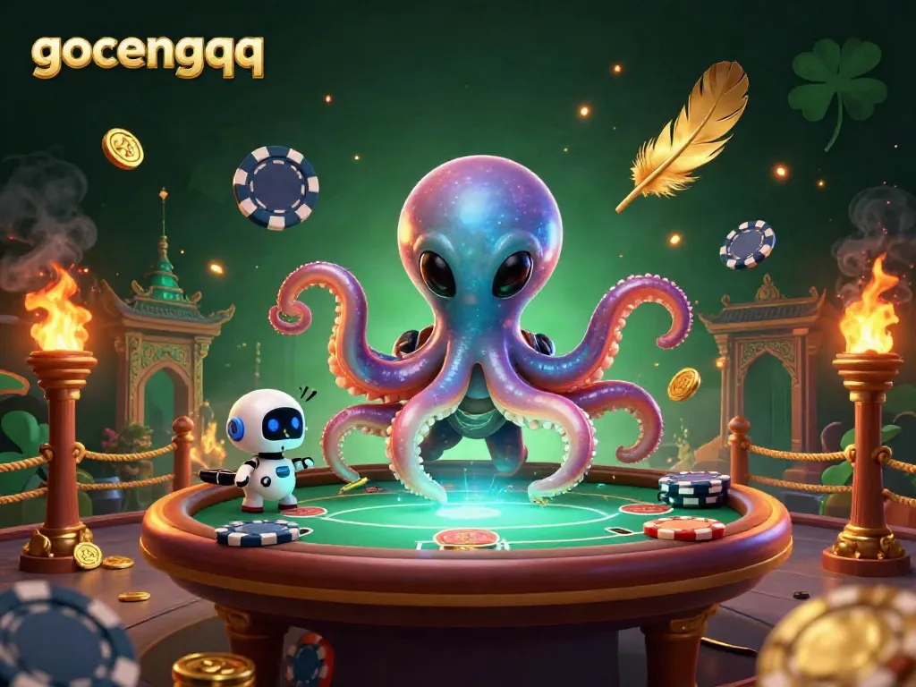 GocengQQ memberikan akses ke meja poker online di lingkungan 3D yang penuh warna.